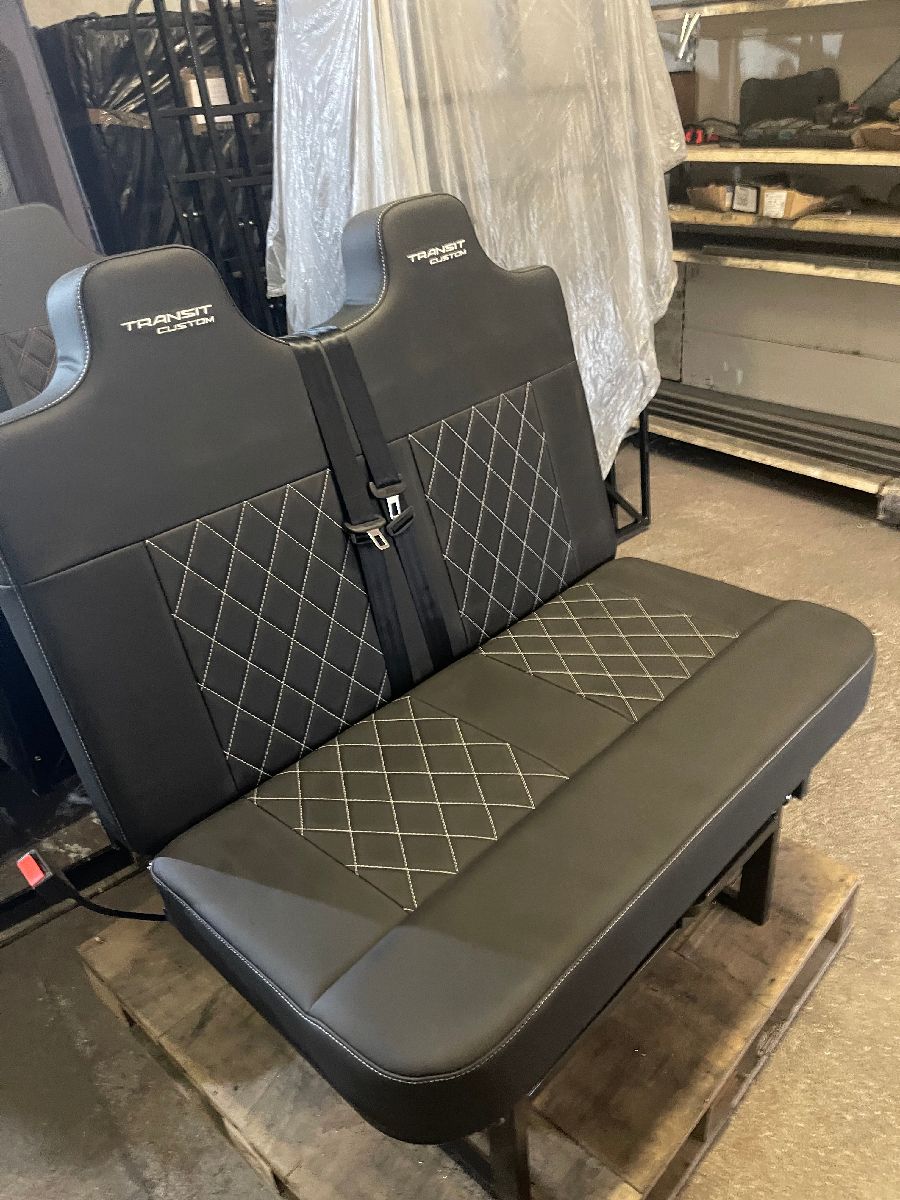 3/4 Rock and Roll Bed,M1 Tested. Black with White Cross Stitch and Logo’s