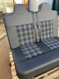 3/4 Rock and Roll Bed,M1 Tested - Black with Blue Gti Tartan