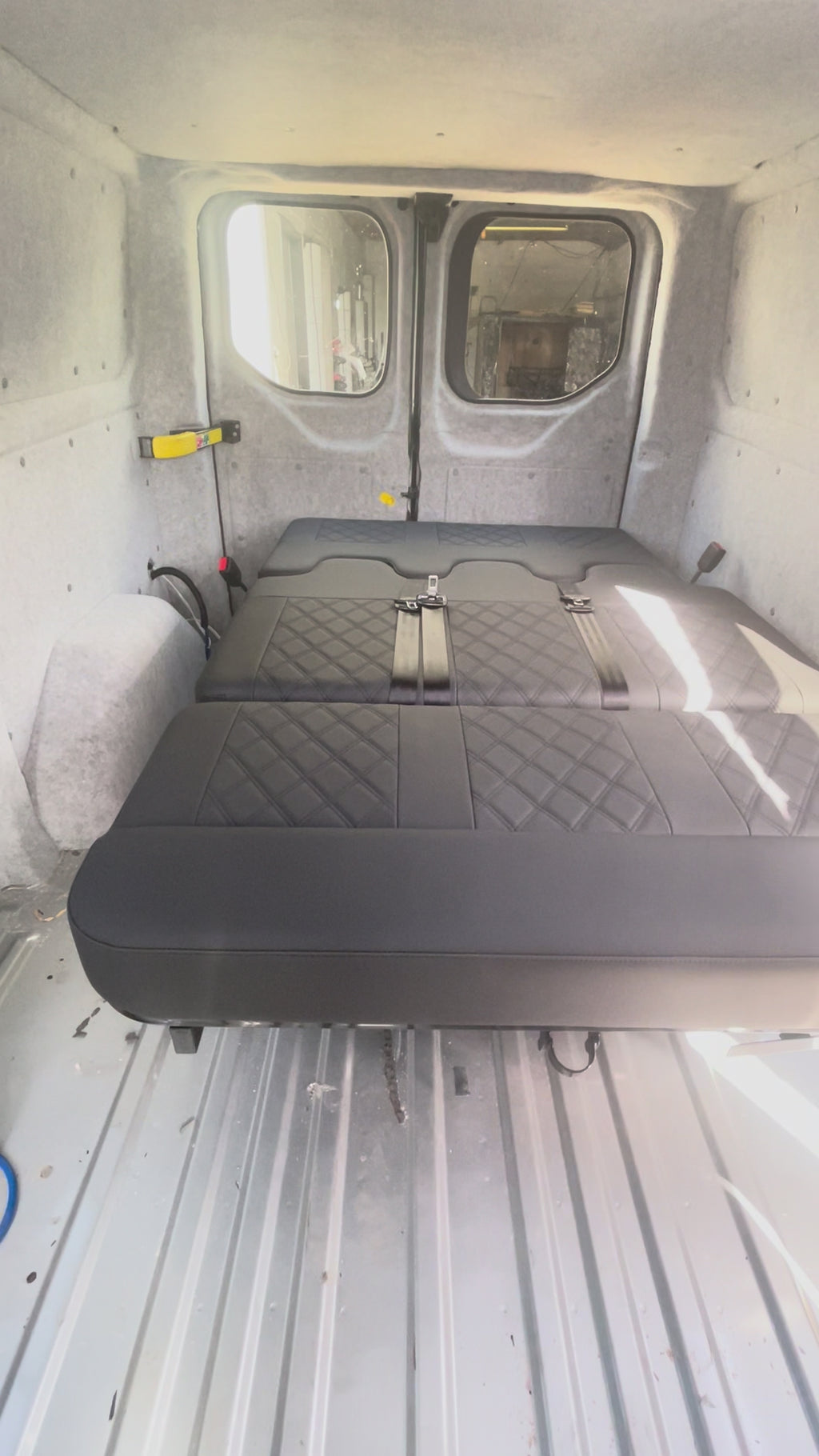 120cm 3 Seat Rock and Roll Bed - M1 Tested